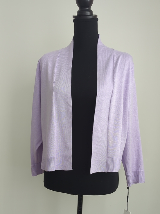 Calvin Klein Sweaters - NWT Calvin Klein Lavender Open-Front Knit Cardigan